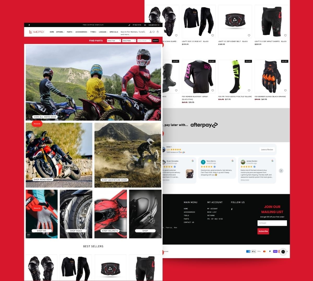 Shopify Store for Bike Accessories Brand
