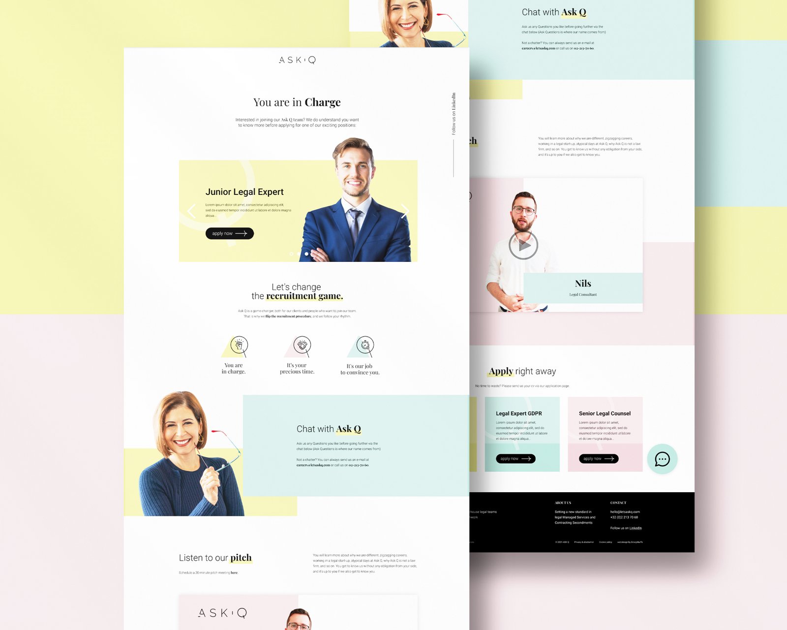 website landing page design services in uk