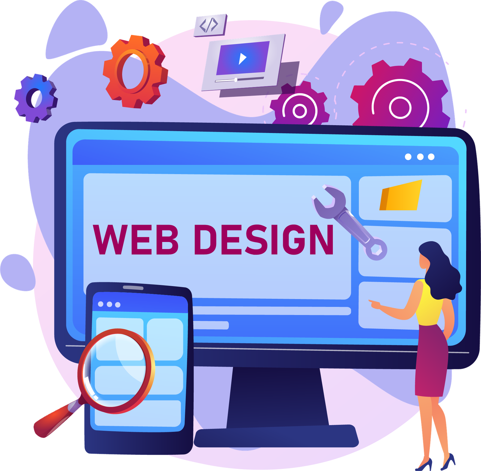 portfolio website design and development in birmingham uk